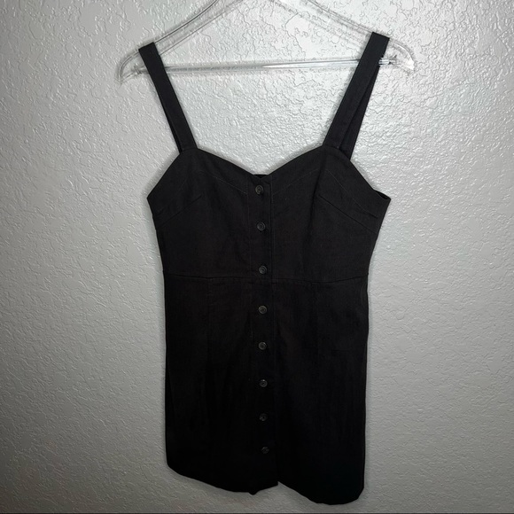 NWT Olive Cheltenham Charcoal/Gray Button Down Dress - Picture 2 of 11